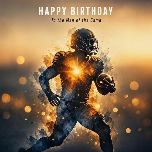 Football Birthday Sports Craft Paper