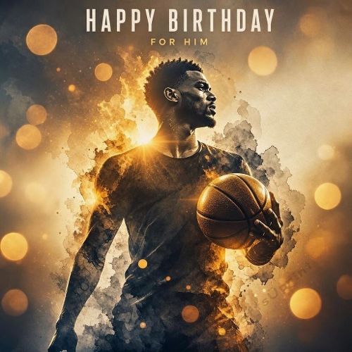 Basketball Birthday Sports Craft Paper