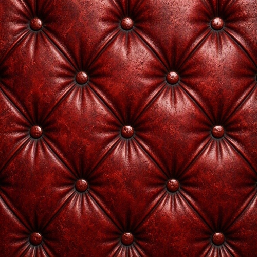 Red Tufted Leather Seamless Digital Paper