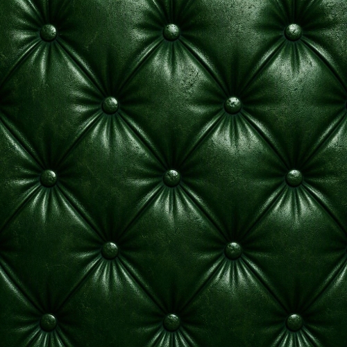 Green Tufted Leather Seamless Digital Paper