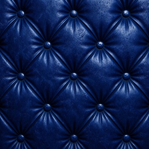  Blue Tufted Leather Seamless Digital Paper