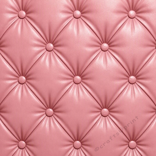 Pink Tufted Leather Seamless Digital Paper
