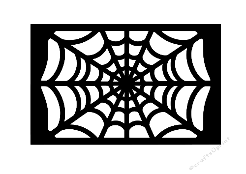 Spiderweb Card Cutting File – SVG Template