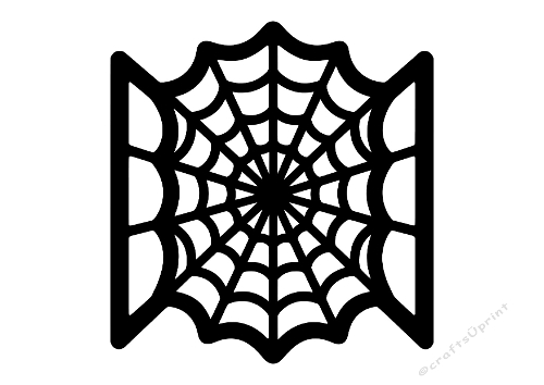 Spiderweb Card Cutting File – SVG Template