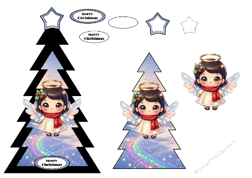 Delicious Christmas Angel – Cute Tree Decorations Set