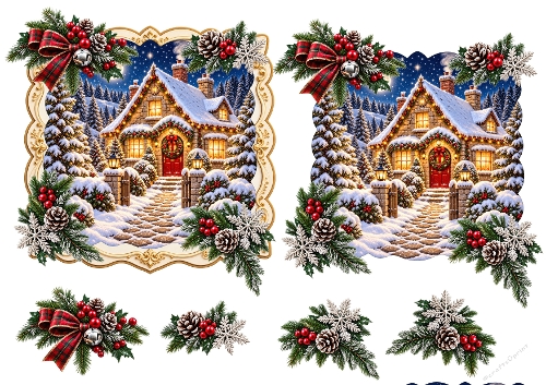Christmas Cottage Glow