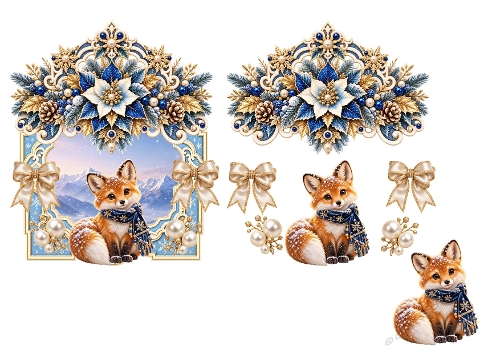 Winter Wishes Fox