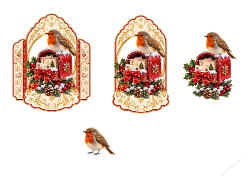 Christmas Robin Mailbox