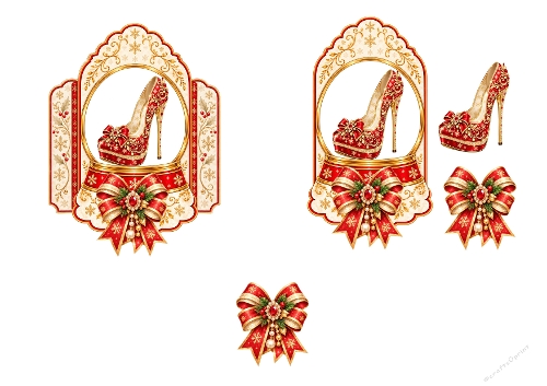 Christmas Glam Heels