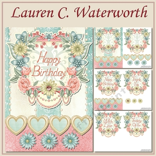 Vintage Floral Frame