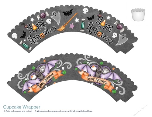 Halloween Cupcake Wrappers