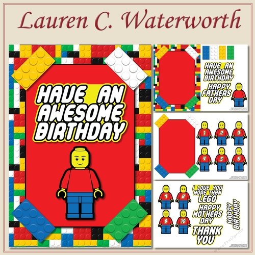 Toy Bricks Card