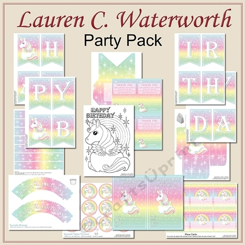 Baby Unicorn Party Pack