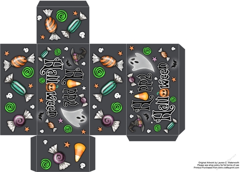 Halloween Trick or Treat Box: Happy Halloween