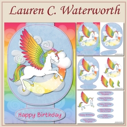 Rainbow Winged Unicorn