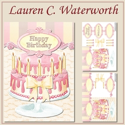 Elegant Birthday Cake