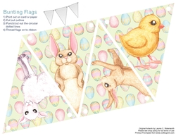 Easter Bunting 1