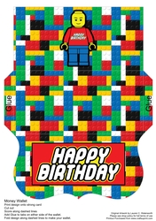 Toy Bricks Money Wallet