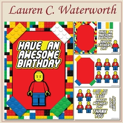 Toy Bricks Card