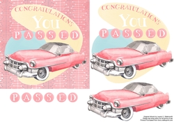 Pink Cadillac Car Passed