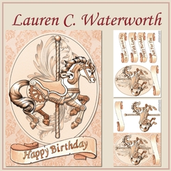 Steampunk Carousel Horse