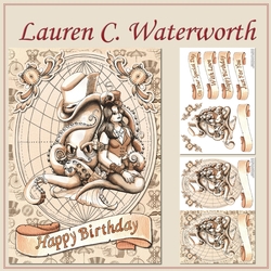 Steampunk Mermaid and Octopus