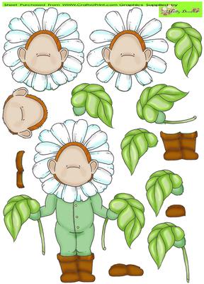 Flower Baby Doodles