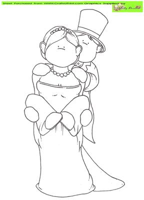 Wedding Lift Doodles Digital Stamp