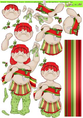 Cheeky Mrs Claus Doodles