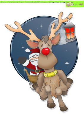 Rudolf Sleigh Doodles Large Image
