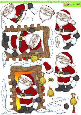 Good Morning Santa Doodles