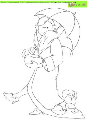 Dressed to Kill Doodles Digital Stamp