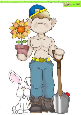 Handy Man Doodles Large Image