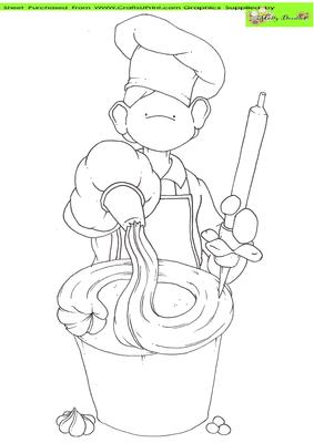 Freshly Baked Doodles Digital Stamp