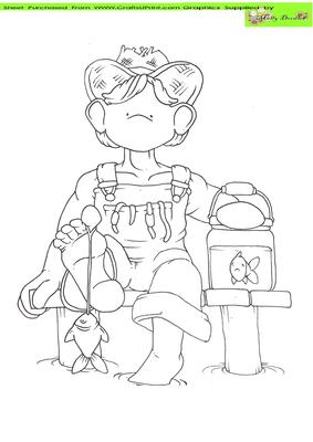 Hill Billy Doodles Digital Stamp