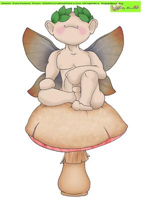 Autumnal Fairy Doodles Large Image