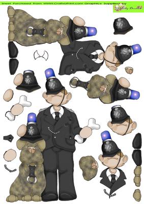Police Dog Doodles