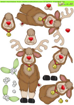 Reindeer Suit Doodles