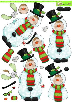 Snowman Suit Doodles