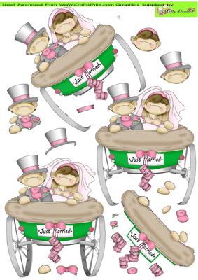 Wedding Carriage Doodles