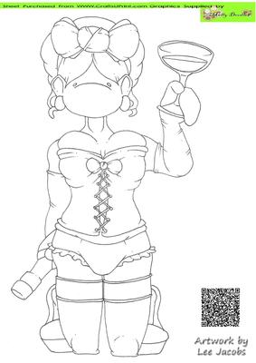 Tipsy Doodles Digital Stamp