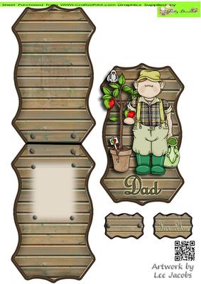 Apple Doodles Mini Easel Card