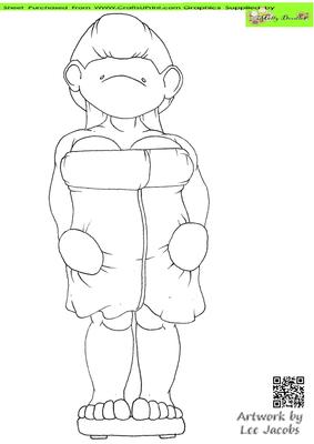 Dieting Doodles Digital Stamp