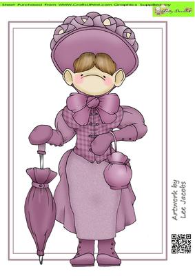 Edwardian Lady Doodles Large Image