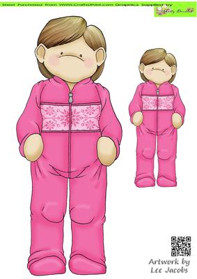 Onesie Doodles Large Image Pink