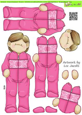 Onesie Doodles Pink