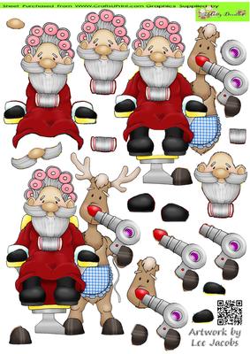 Rudolf Hairdressing Doodles