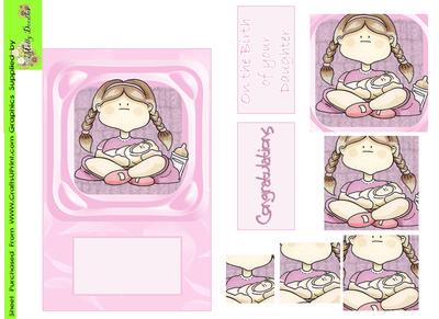 Birth of Your Baby Girl Doodles Pyramage