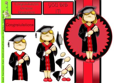 Graduation Doodles Step by Step