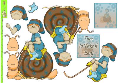 Snail Race Doodles